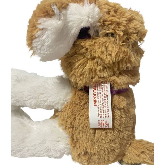 Mattel Barbie Sleepover Animated Puppy Dog 8" Plush Stuffed Animal Purple - Picture 6 of 7